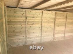 Garden Office Summer House Tanalised Shed Heavy Duty Delivery 8-14 Weeks