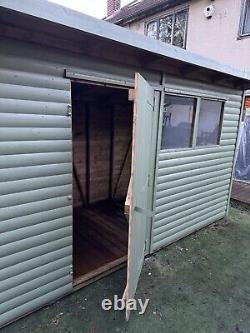 Garden Pent Shed 12x5