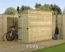 Garden Shed 4x3 Pent Shed Pressure Treated Tongue And Groove No Windows