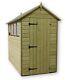 Garden Shed 4x4 Shiplap Apex Roof Tanalised Pressure Treated With Window