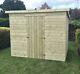 Garden Shed 7x5 Tanalised Pressure Treated Fully T&G Door Centre Wooden Hut