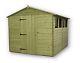 Garden Shed 8x12 Shiplap Apex Roof Tanalised Pressure Treated With Window