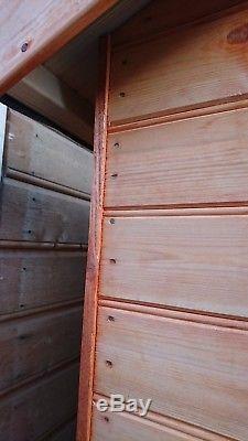 Garden Shed 8x6 Unique Beaded T&G Quality Wooden Apex Hut Outdoor Storage