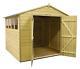Garden Shed 8x8 Apex Shed Pressure Treated Extra Height 4 Windows