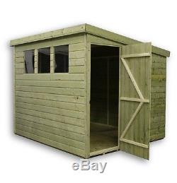 Garden Shed 8x8 Pent Shed Tongue And Groove Windows Pressure Treated
