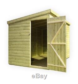 Garden Shed 9x8 Pent Shed Pressure Treated Tongue And Groove 3 Windows