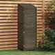 Garden Shed Anthracite 55x52x174.5 Solid Wood Fir G6D9