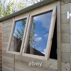 Garden Shed Log Store 10x8 Wooden Apex Timberdale Double Door Shed Workshop