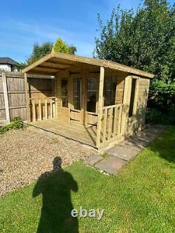 Garden Shed Summer House Tanalised Super Heavy Duty 10x10 19mm T&g. 3x2