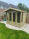 Garden Shed Summer House Tanalised Super Heavy Duty 8x8 19mm T&g. 3x2