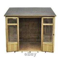 Garden Shed Summerhouse Outdoor House Wooden Log Cabin Patio Buildings 8x6ft New