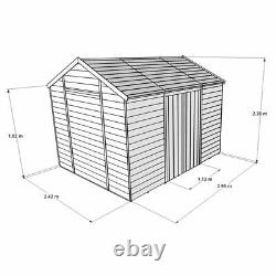 Garden Shed Wooden Shed Reverse Apex Roof 10 x 8ft 20 x 10ft T&G BillyOh
