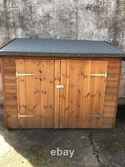 Garden Storage Box/ Log Storage/wooden Wall Store/bike Storage