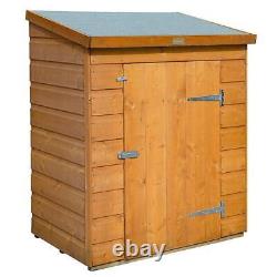 Garden Storage Shed Rowlinson Shiplap Compact Wooden Patio Tool Store Unit