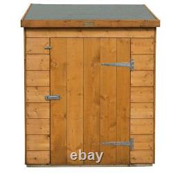 Garden Storage Shed Rowlinson Shiplap Compact Wooden Patio Tool Store Unit