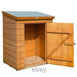 Garden Storage Shed Rowlinson Shiplap Compact Wooden Patio Tool Store Unit