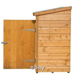 Garden Storage Shed Rowlinson Shiplap Compact Wooden Patio Tool Store Unit