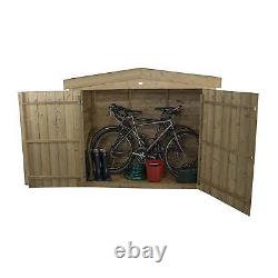Garden Storage Shed Wooden Apex Pressure Treated Large Outdoor Store Bike Shed