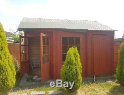 Garden Summer House, Shed, Windows/Doors, Good condition, size is 290cm x 430cm