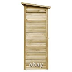 Garden Tool Shed Impregnated Pinewood 88x76x175 cm