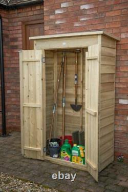 Garden Tool Store Pent Roof Tall Patio Wooden Pressure Treated Garden Storage