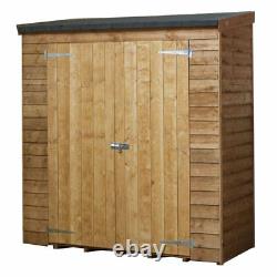 Garden Wood Shed Storage Bike Tool Outdoor Patio Wooden Cabinet Store Unit 6x3