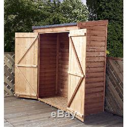 Garden Wood Shed Tool Storage Bike Outdoor Patio Wooden Cabinet Store Unit 6x3