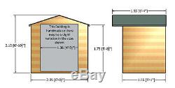 Garden Wooden Shed / Summerhouse'Avance' 7'x5' 12x120mm T&G shiplap