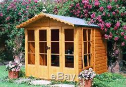 Garden Wooden Shed / Summerhouse'Kensington' 7'x7' 12x120mm T&G shiplap