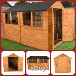 Garden Workshop Shed Storage Unit Summer House Wooden Timber withWindows Large