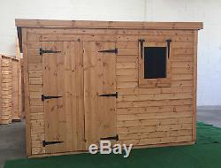 Garden shed 10 x 7 13mm cladding Pent roof FREE INSTALLATION