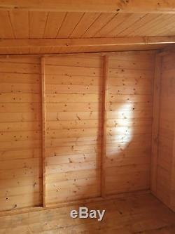 Garden shed 10 x 8 13mm cladding pent FREE INSTALLATION