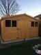 Garden shed 12x10 apex 13mm t+g including roof 3x2 framework 1 thick floor