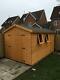 Garden shed 14x8 opening windows 13mm t+g cladding 3x2 frame 1 thick floor