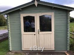 Garden shed summer house used