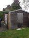 Garden shed workshop 8 X 10 or 8 X 20 8ft in good condition with wooden floor