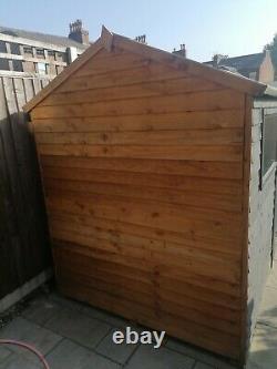 Grey Wooden garden shed 10x6ft