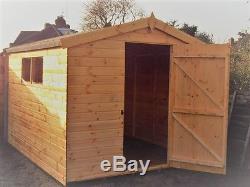 Heavy Duty Apex Garden Storage Shed Quality Timber Fully Assembledt New