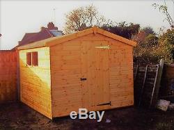 Heavy Duty Apex Garden Storage Shed Quality Timber Fully Assembledt New