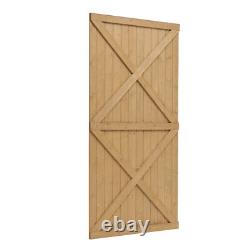 Heavy Duty Wooden Gate Garden Gate Flat Top Pedestrian Gate Pressure Treated