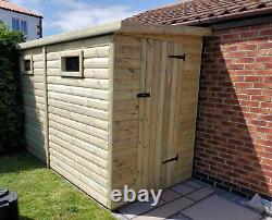 Heavy duty loglap wooden sheds pressure treated summerhouse or garden rooms