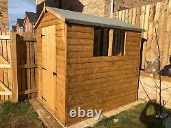 High Quality Knc T&g Wooden Apex Garden Shed Various Sizes Available