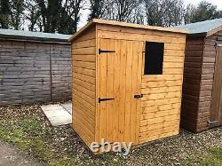 High Quality Premium Wooden Pent Garden Sheds