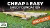 How To Build A Level Diy Shed Foundation