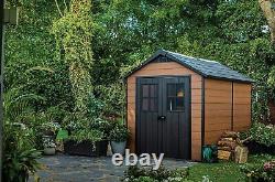 Keter Newton Garden Shed 7 x 11 ft Outdoor Storage 10 Year Guarantee Free Del