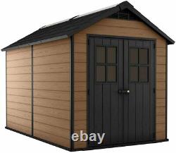 Keter Newton Garden Shed 7 x 11 ft Outdoor Storage 10 Year Guarantee Free Del