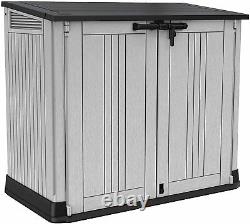 Keter Store it Out Nova Outdoor Garden Storage Shed, 32 x 71.5 x 113.5 cm, Light