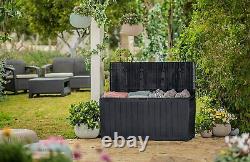 Keter XL Large Storage Shed Garden Outside Box Bin Tool Store Lockable