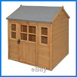 Kids Wooden Play House Outdoor Childrens Garden Childs Shed Summer Set Toddlers