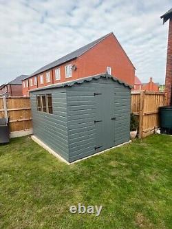 Knc T&g Wooden Apex Garden Shed Various Sizes Available